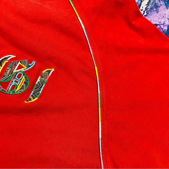 COOGI Red Colorful Embroidered long  Sleeve 3XL Shirt - Picture 4 of 6